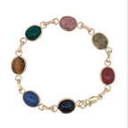 14K Yellow Gold Scarab Bracelet