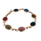 14K Yellow Gold Scarab Bracelet