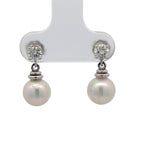 Gemstone and Pearl Earrings