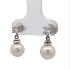 Gemstone and Pearl Earrings
