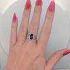 Lab Grown Sapphire Ring