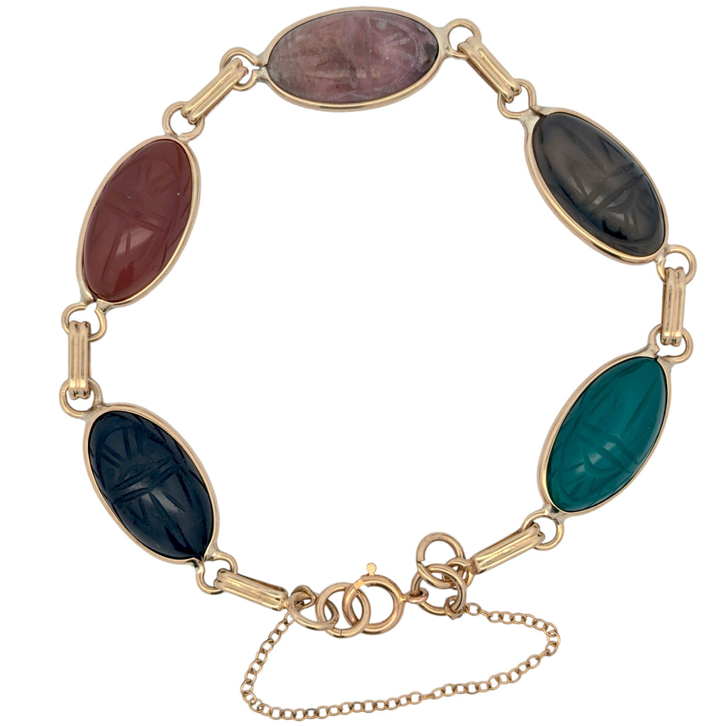 Oval Scarab Bracelet