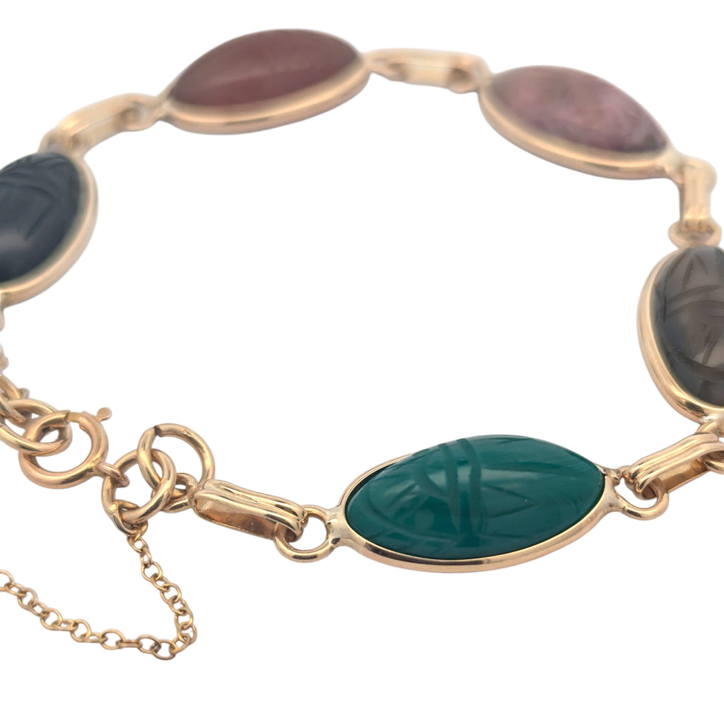Oval Scarab Bracelet