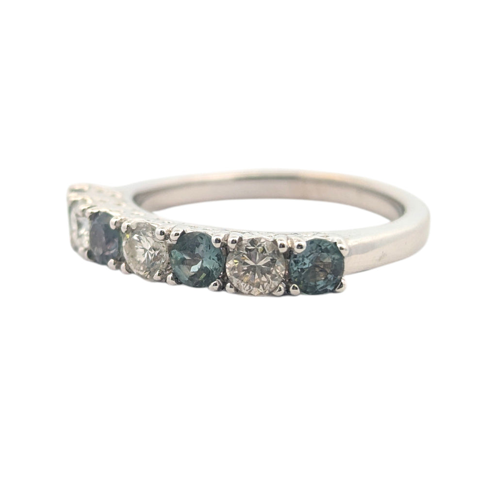 Torelli 14K White Gold, Diamond, and Color-Change Alexandrite Ring
