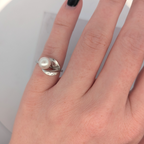 Floral Pearl Ring