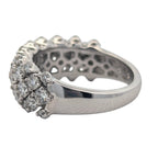 14K White Gold Lab Diamond Cocktail Band