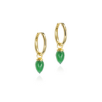 Sterling Silver and Natural Gemstone Drop Earrings