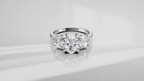 Three Stone Ring in 14K Yellow Gold [Made to Order]