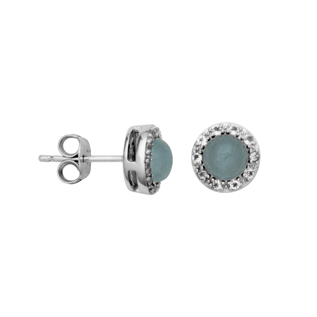 Sterling Silver Birthstone Earrings
