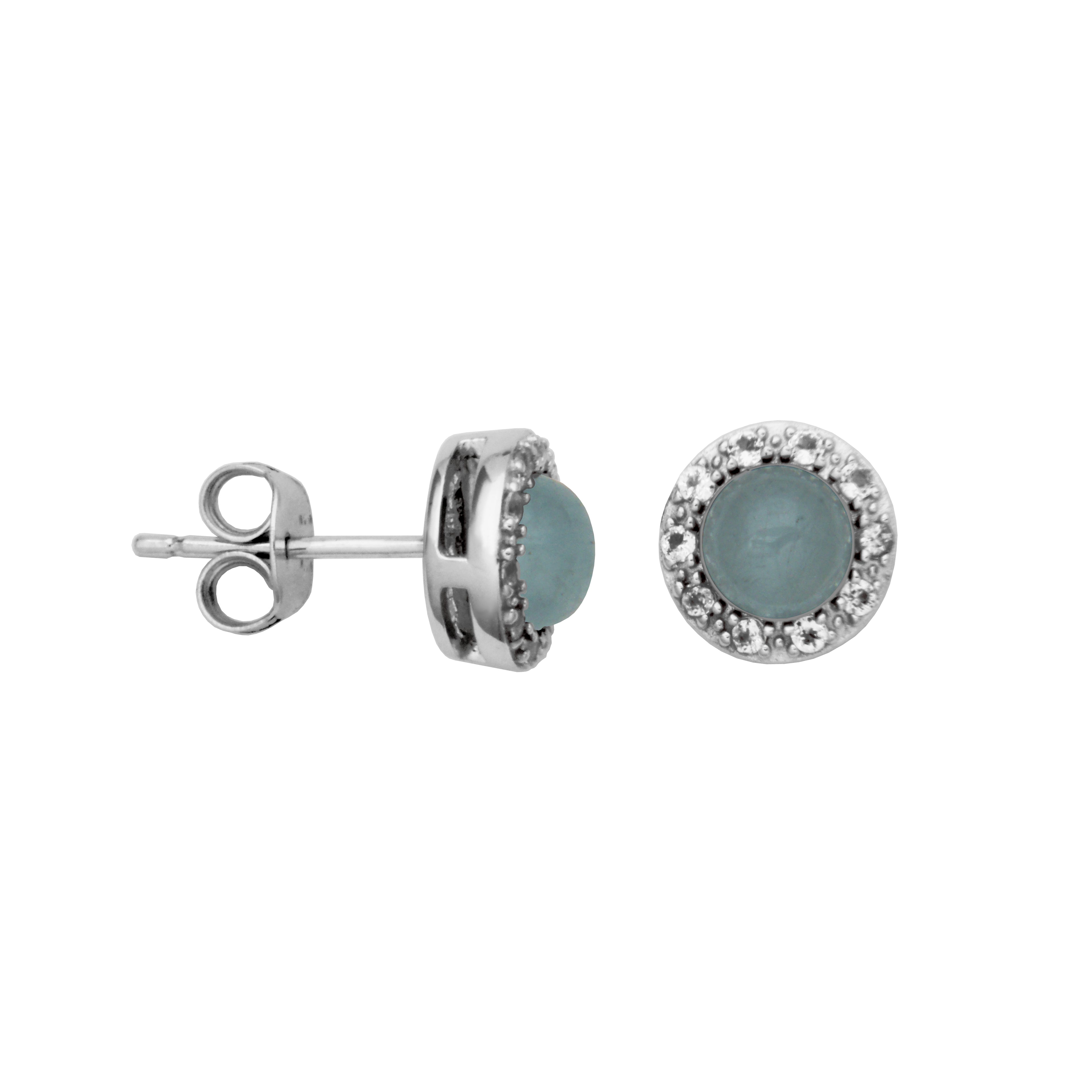 Sterling Silver Birthstone Earrings