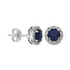 Sterling Silver Birthstone Earrings