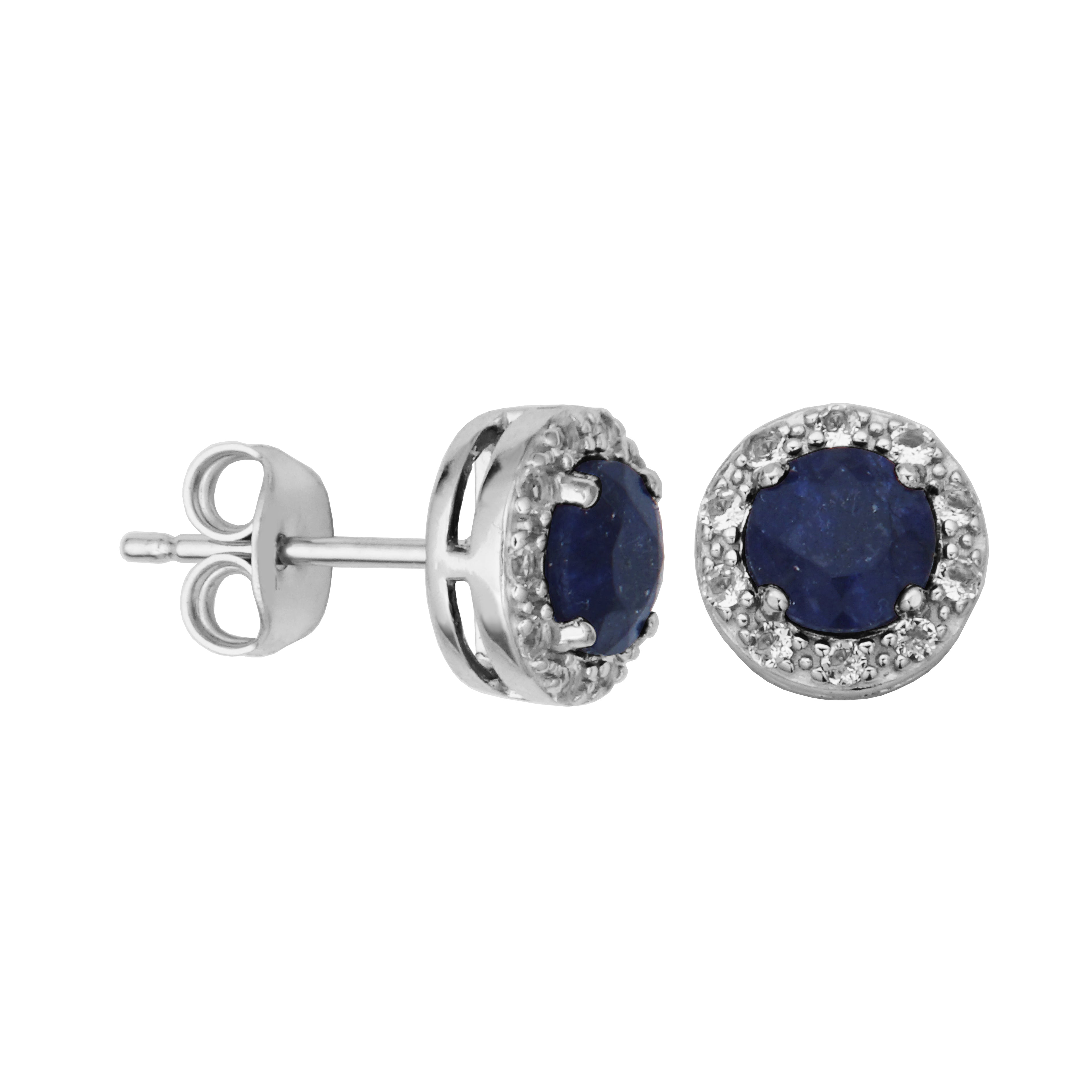Sterling Silver Birthstone Earrings
