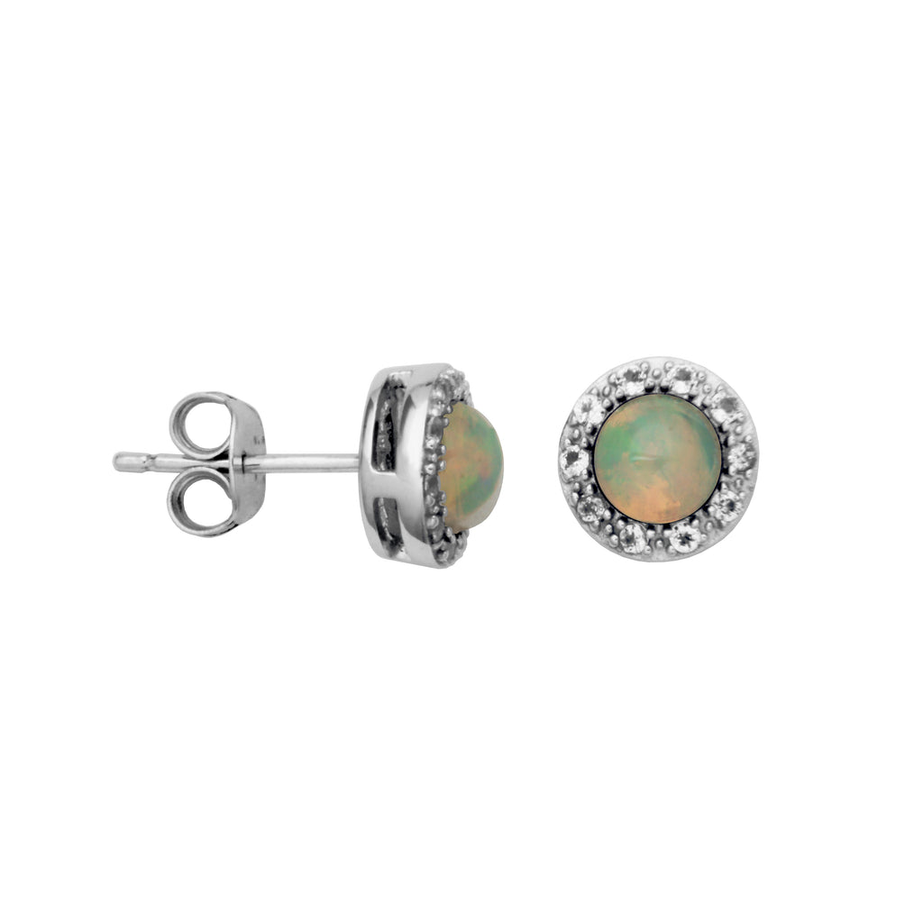 Sterling Silver Birthstone Earrings