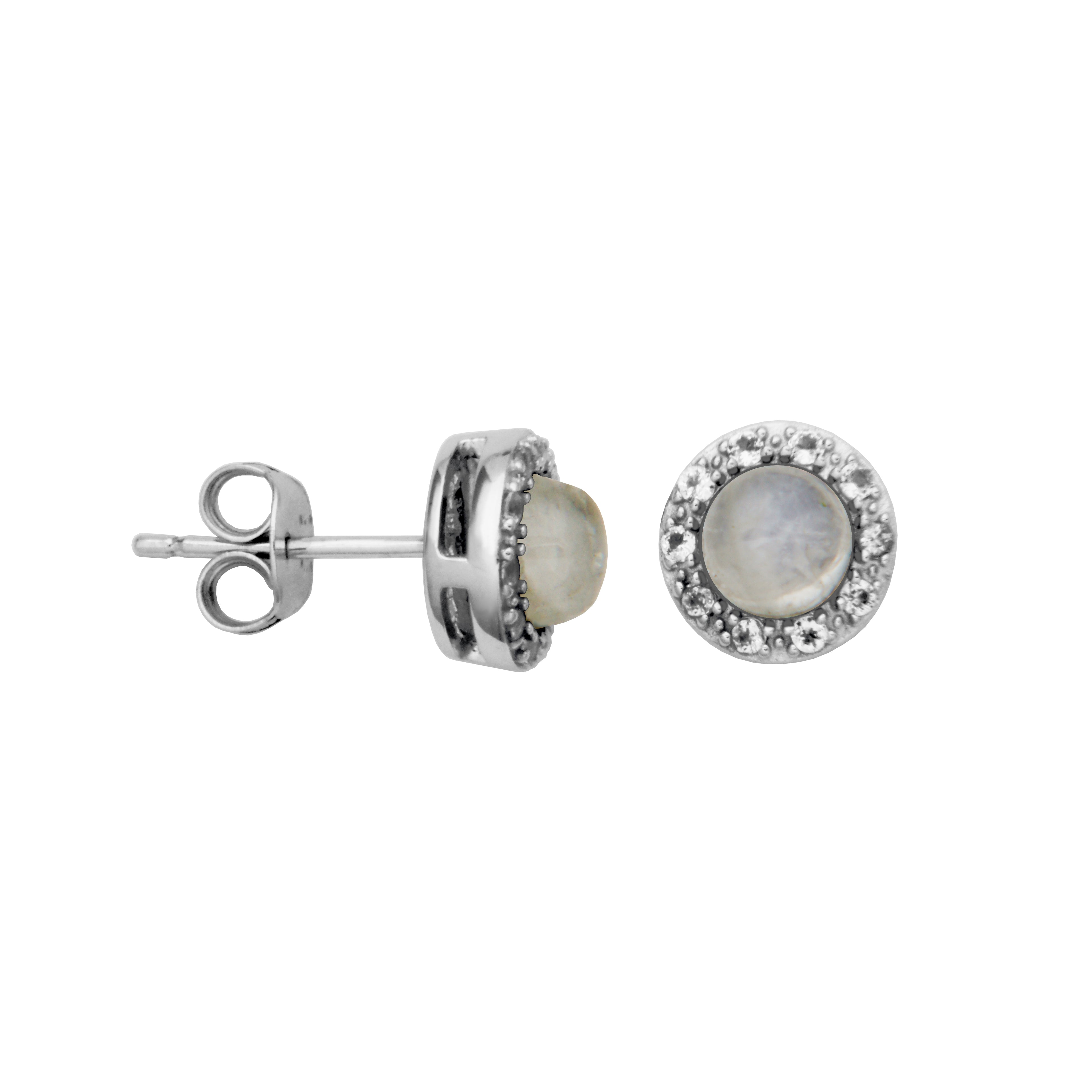 Sterling Silver Birthstone Earrings
