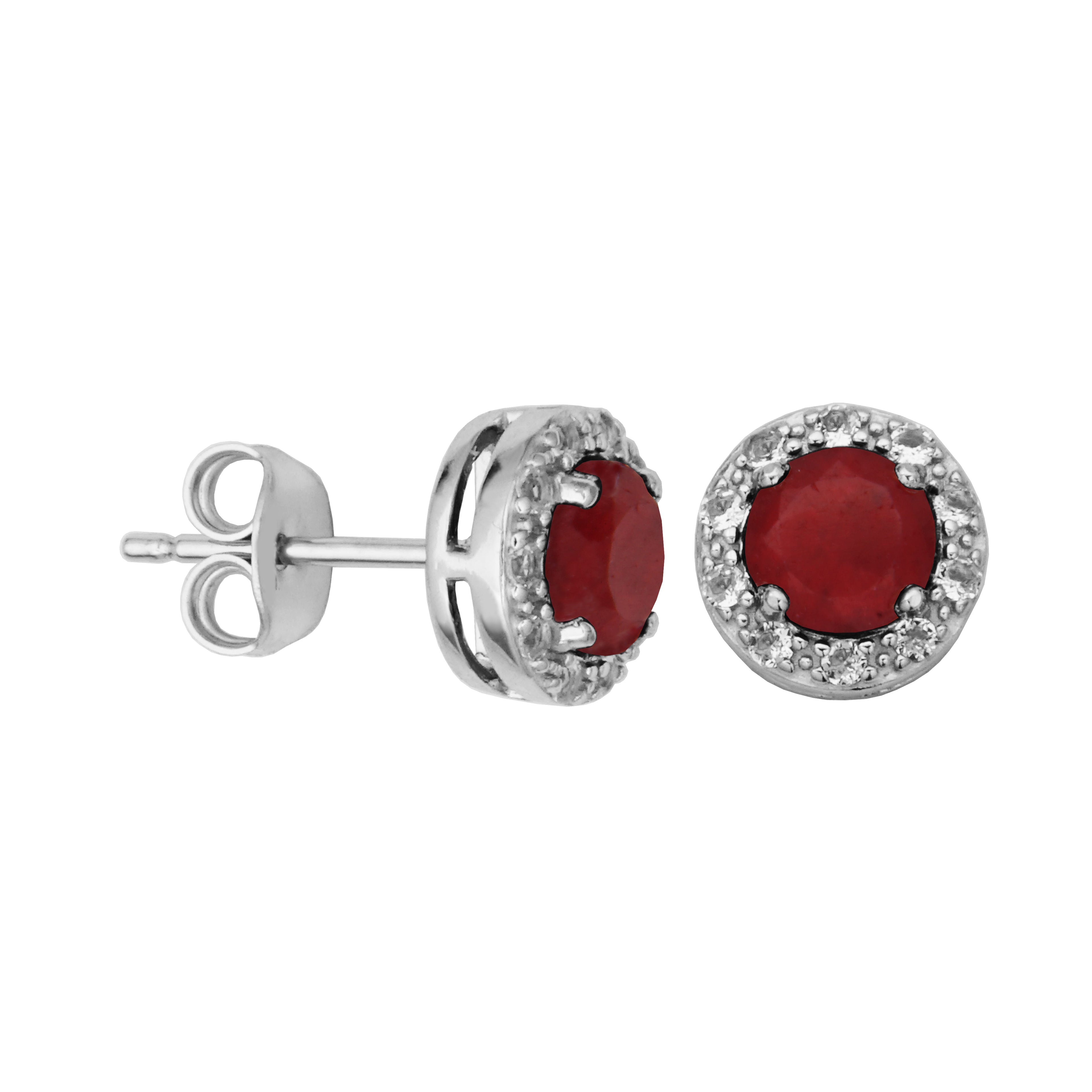Sterling Silver Birthstone Earrings