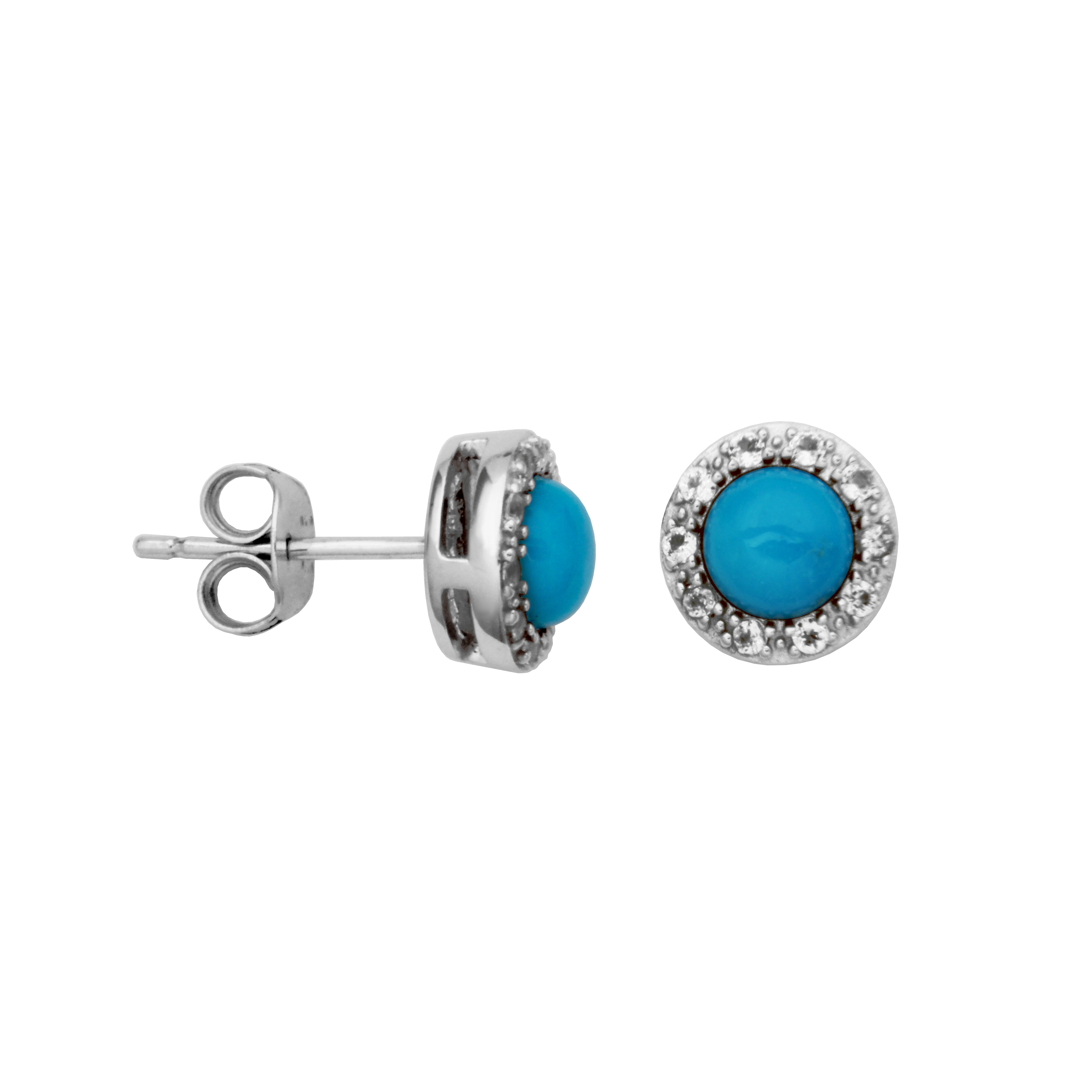 Sterling Silver Birthstone Earrings