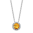 Sterling Silver and Gemstone Birthstone Necklaces