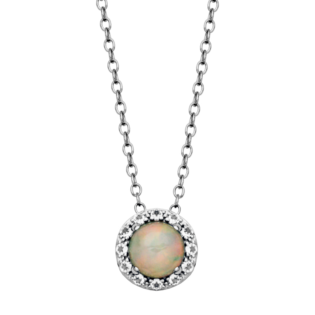 Sterling Silver and Gemstone Birthstone Necklaces