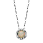 Sterling Silver and Gemstone Birthstone Necklaces