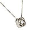 Cari Diamond Necklace in 14k White Gold