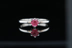Serena Ring Hexagon-Cut Pink Tourmaline in Sterling Silver