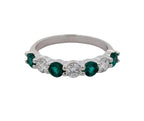Natalia Diamond and Gemstone Band