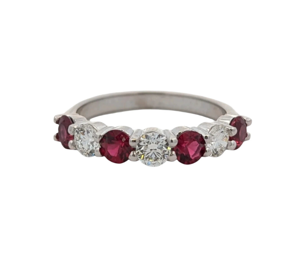 Natalia Diamond and Gemstone Band