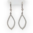 Chiara Diamond Earrings in 14k White Gold