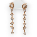 14K Yellow Gold Multi-Shape Natural Diamond Earrings