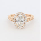 Vintage-Inspired Engagement Ring with Engraving [Made to Order]