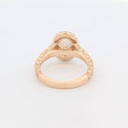 Vintage-Inspired Engagement Ring with Engraving [Made to Order]