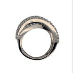 White Gold and Diamond Cocktail Ring