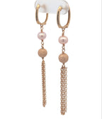 14K Yellow Gold Tassel Earrings