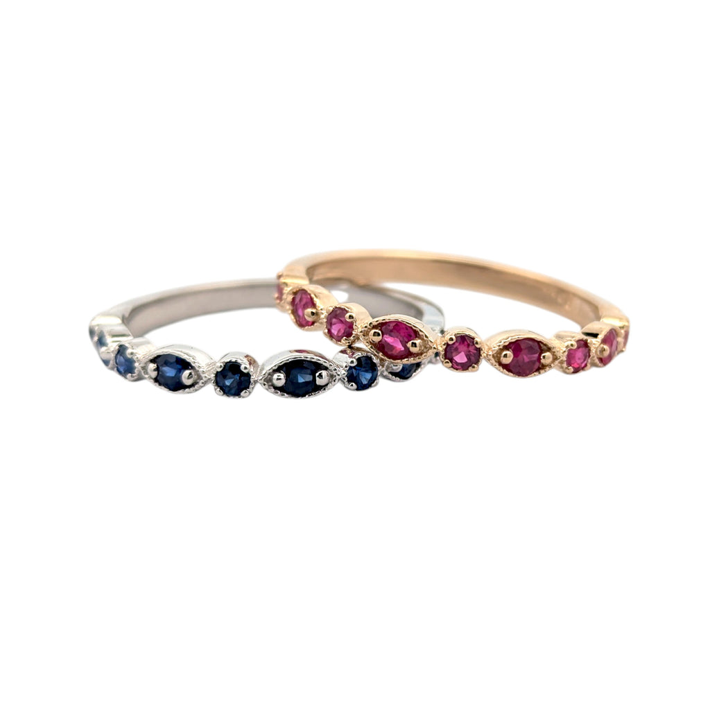 Gemstone Stackable Rings