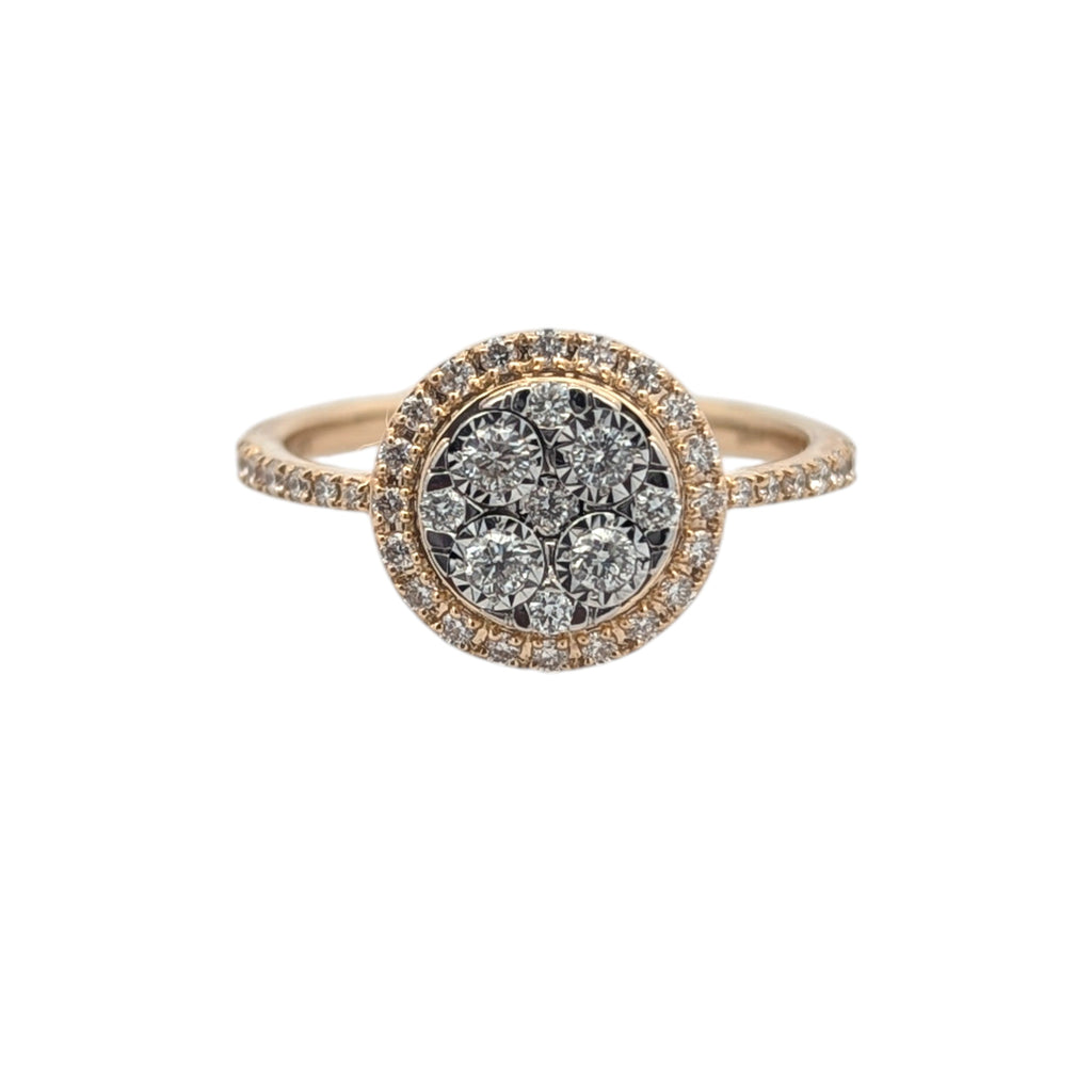 14K Gold Two Tone Ring