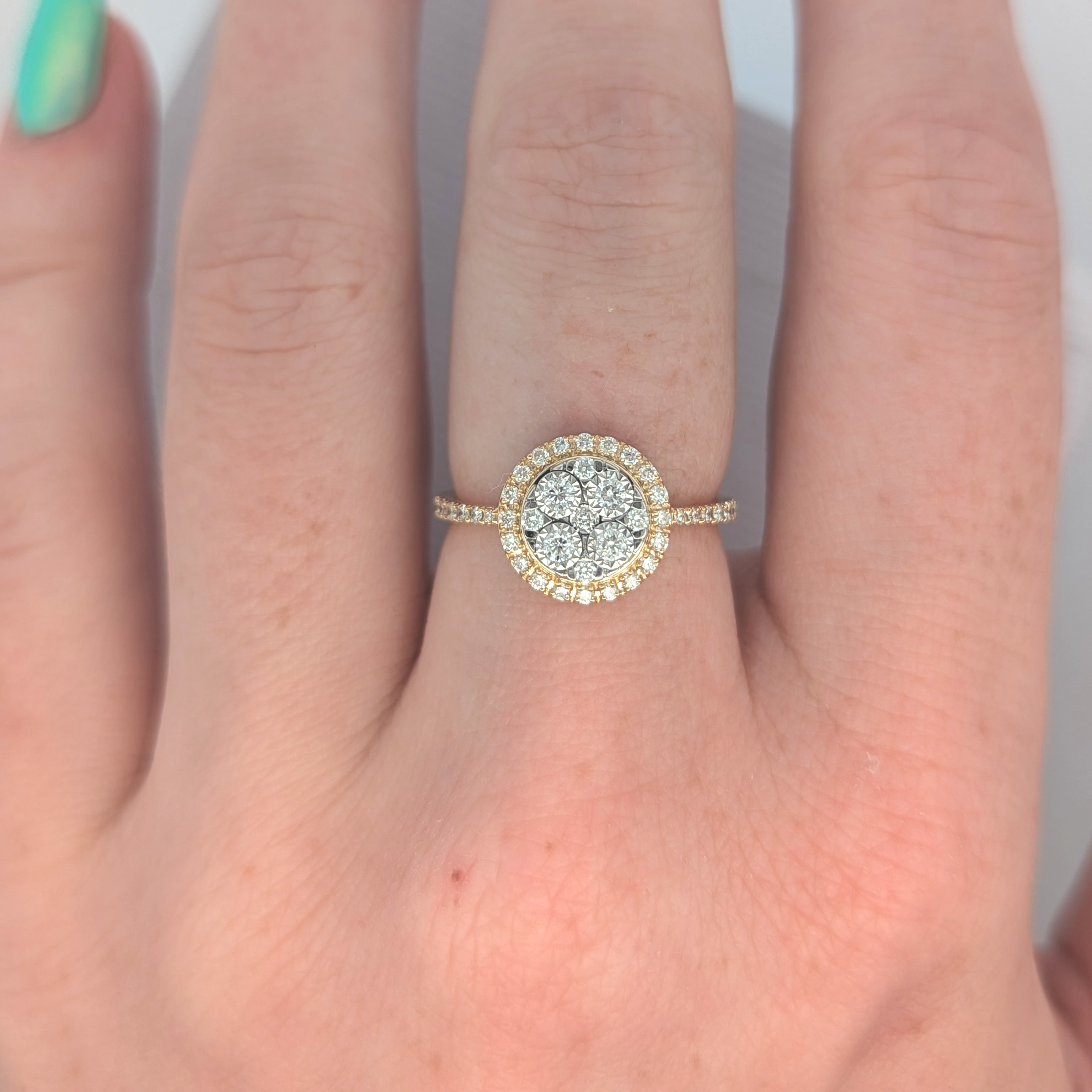 14K Gold Two Tone Ring