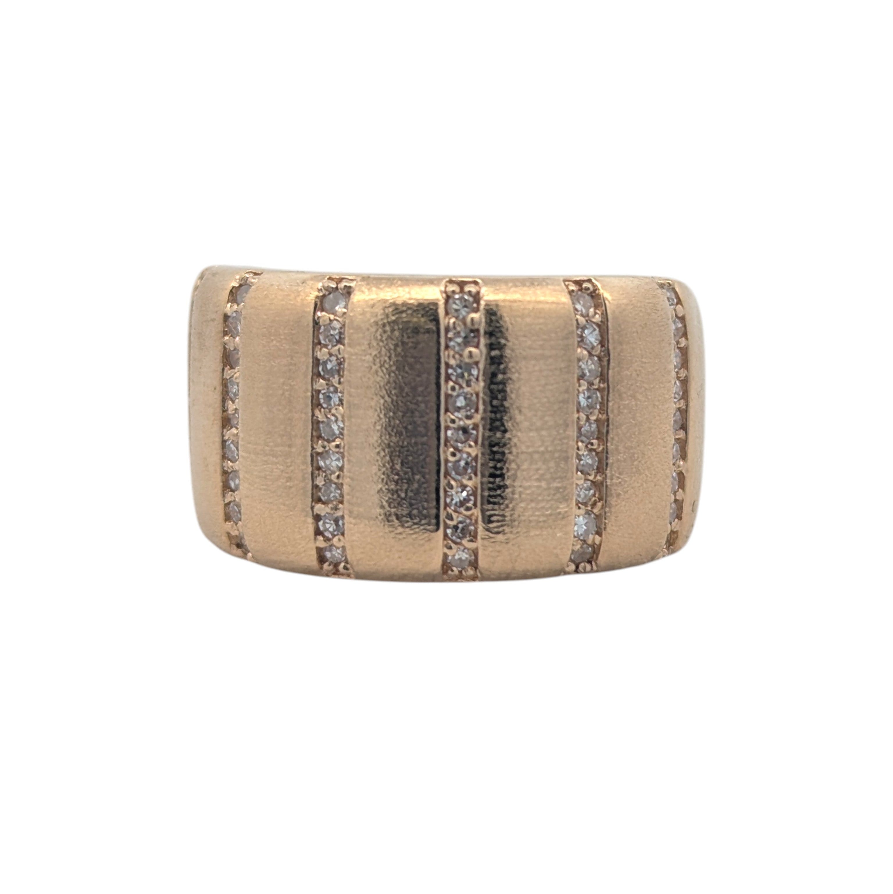 Vintage 14K Yellow Gold Cigar Band