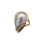 Vintage Mabe Pearl Cocktail Ring