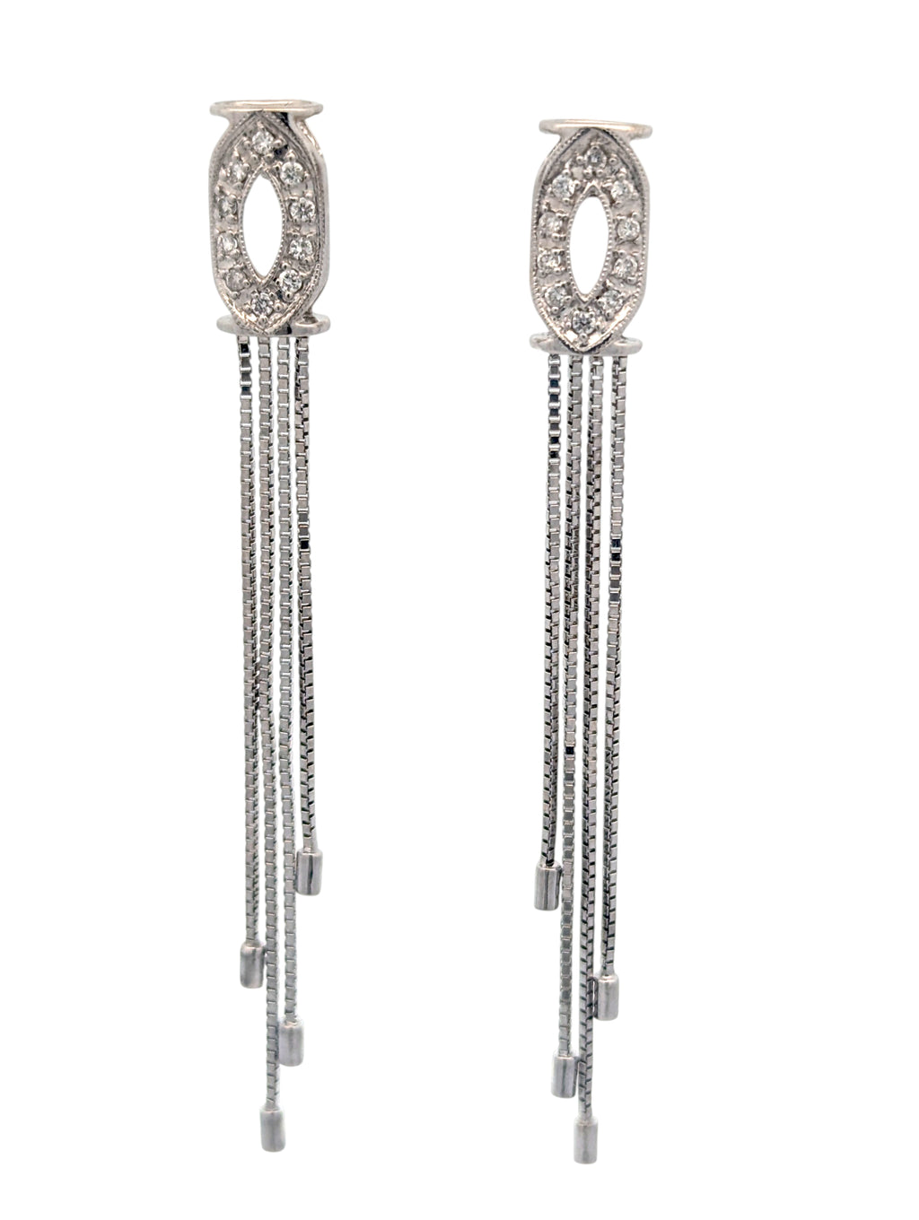 14K Gold Tassel Earrings