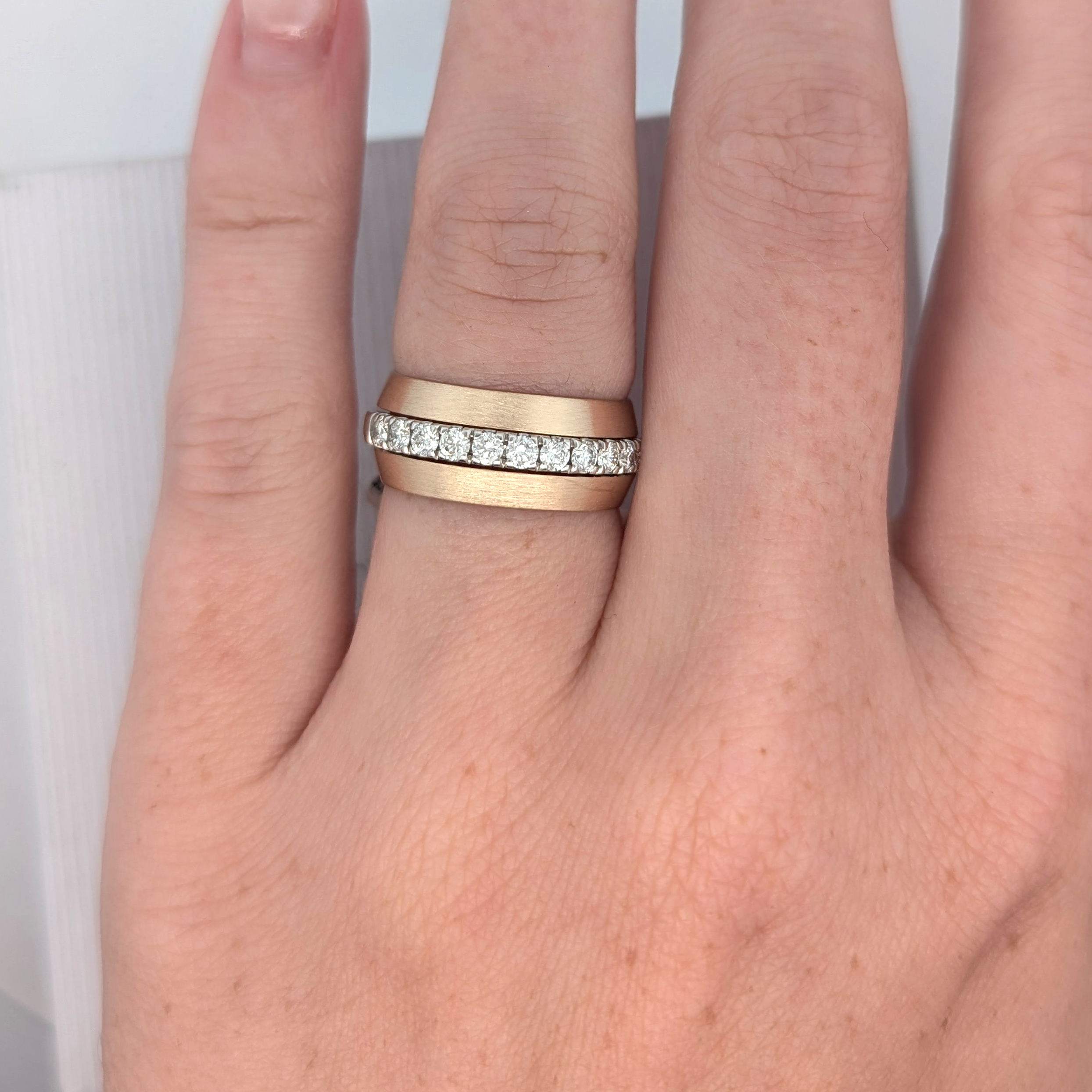 Vintage 14K Yellow Gold "Book End" Rings