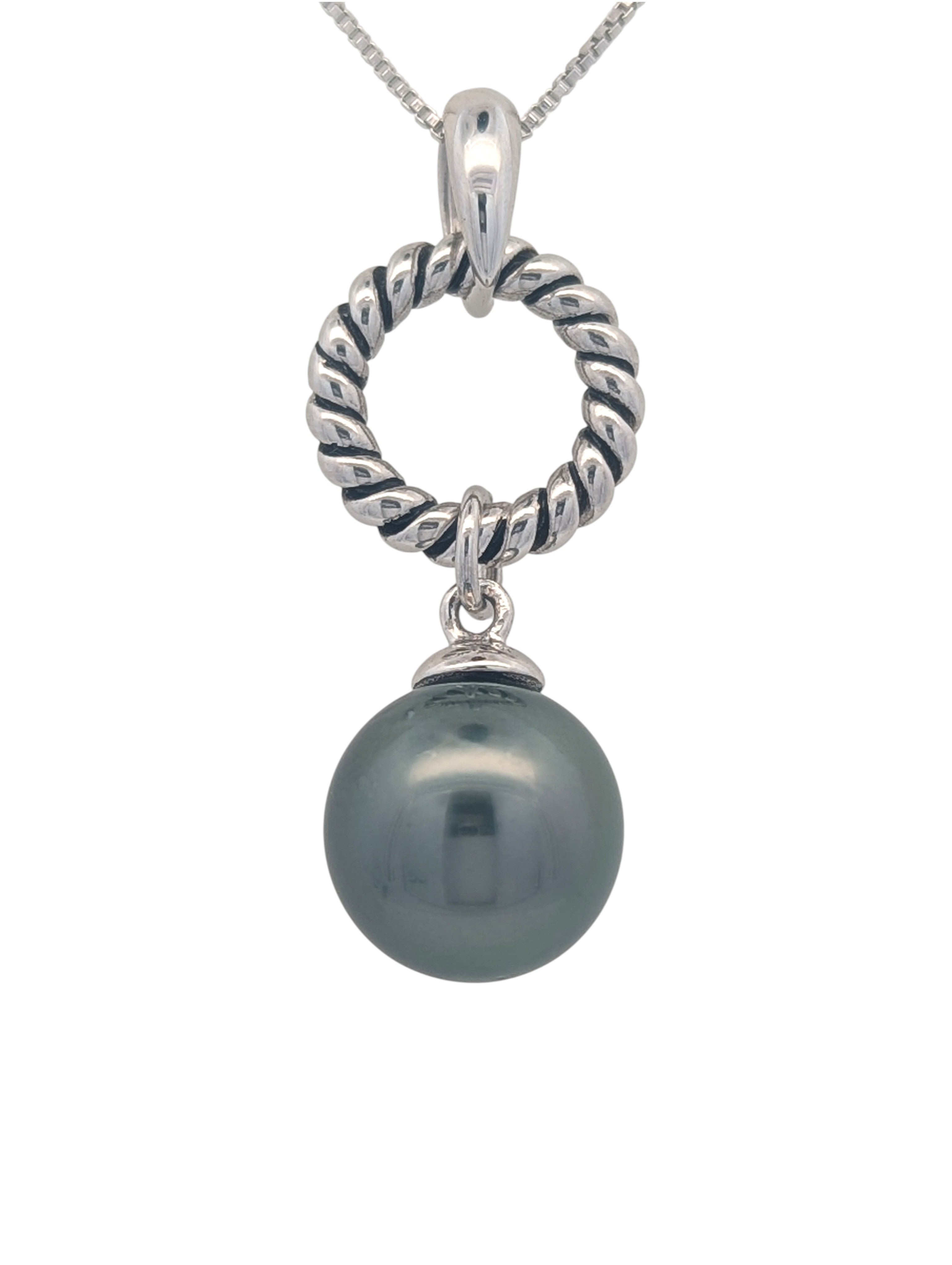 Sterling Silver and Pearl Pendant