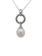 Sterling Silver and Pearl Pendant