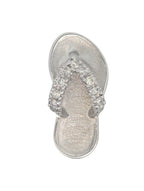 Vintage 14K White Gold Flip Flop Pendant