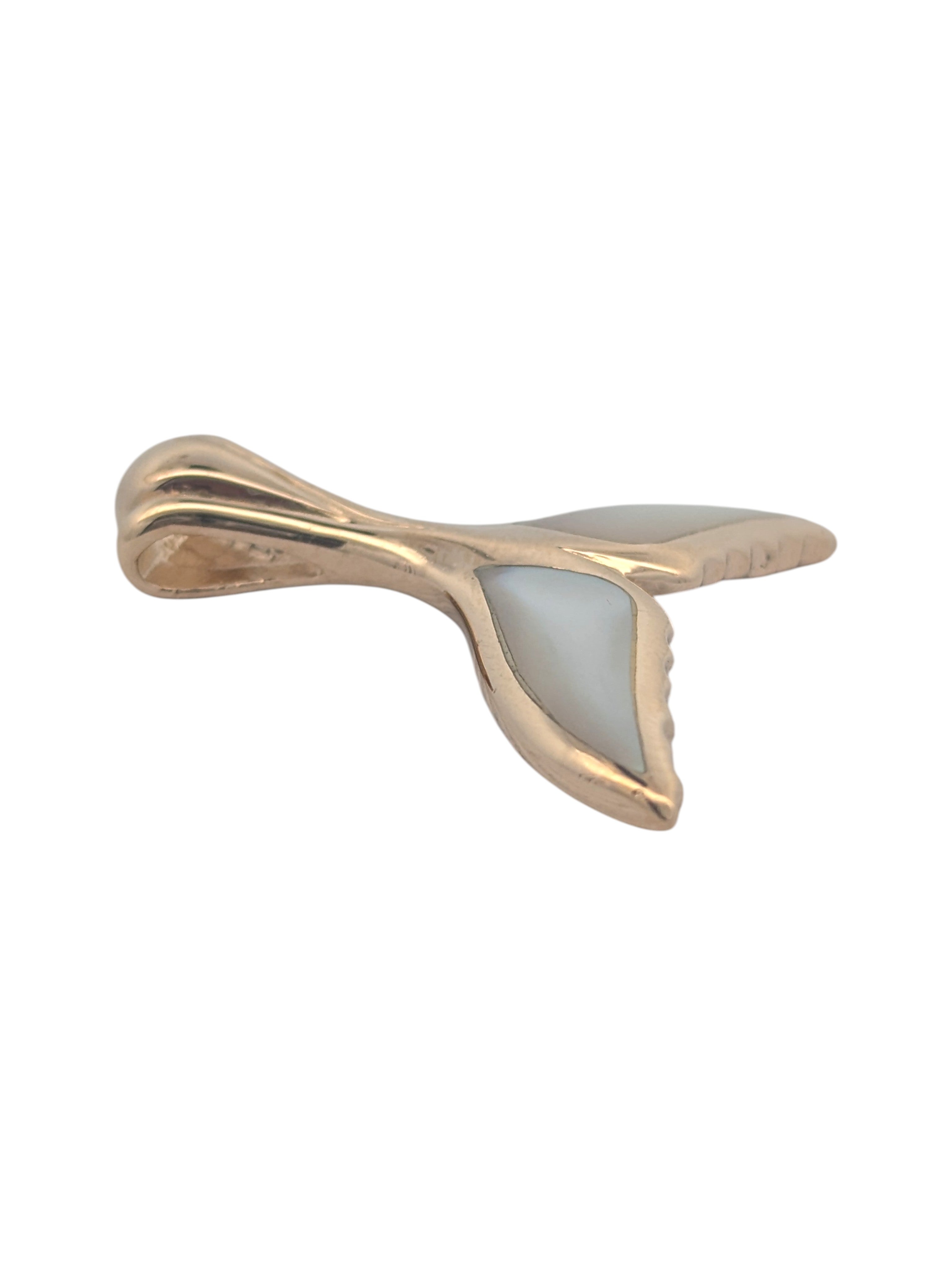 14K Yellow Gold "Kabana" Whale Tail