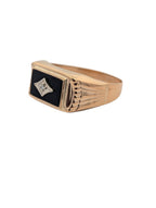 Vintage 18K Gold Gent's Signet Ring