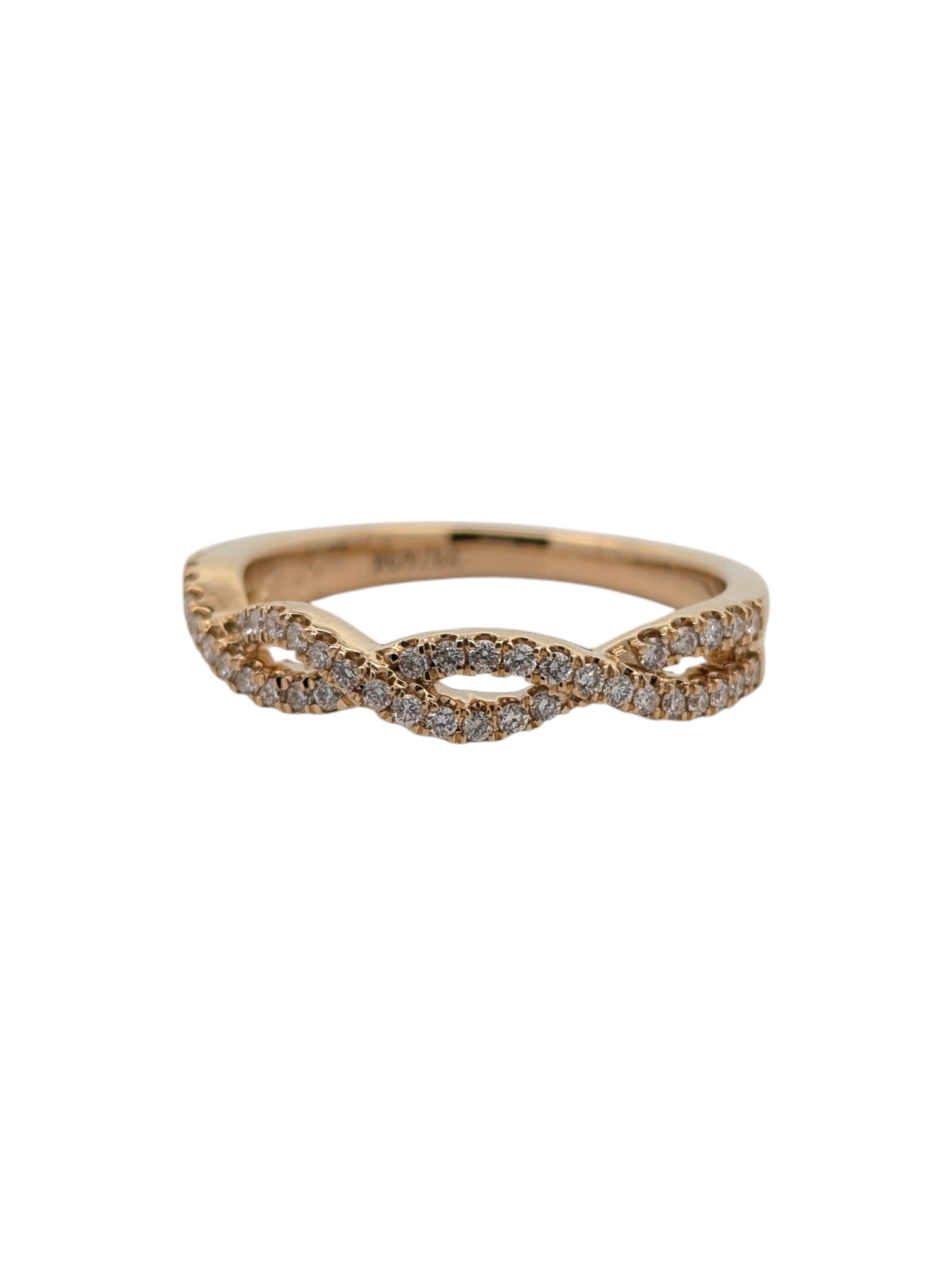 14K Yellow Gold Twist Band