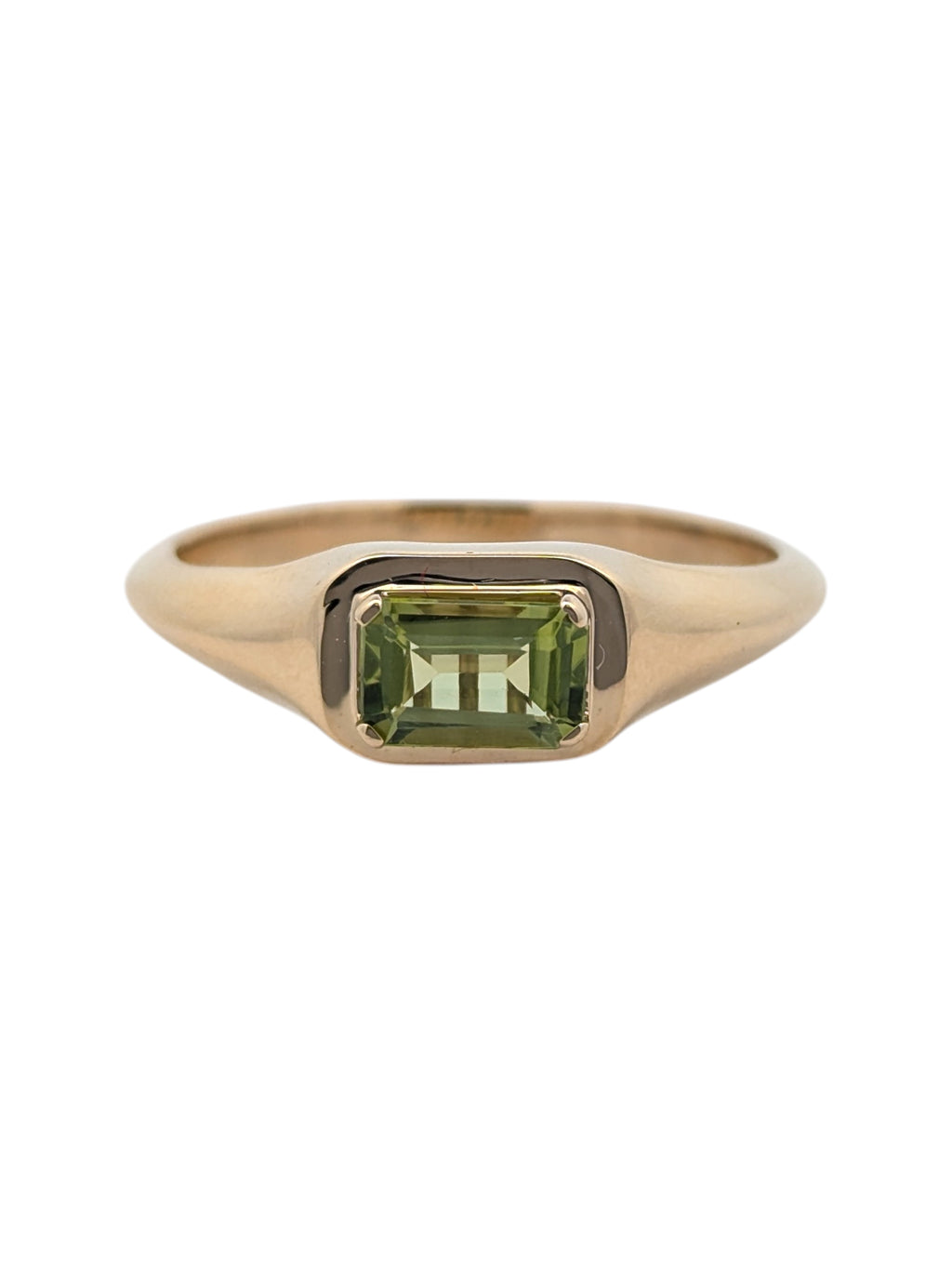 10K Yellow Gold Gemstone Signet Rings