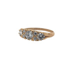Vintage 18K Yellow Gold Diamond Band