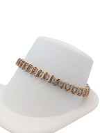 Vintage 10K Yellow Gold S-Link Tennis Bracelet