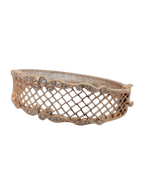 Vintage 14K Yellow Gold Mesh Bangle Bracelet
